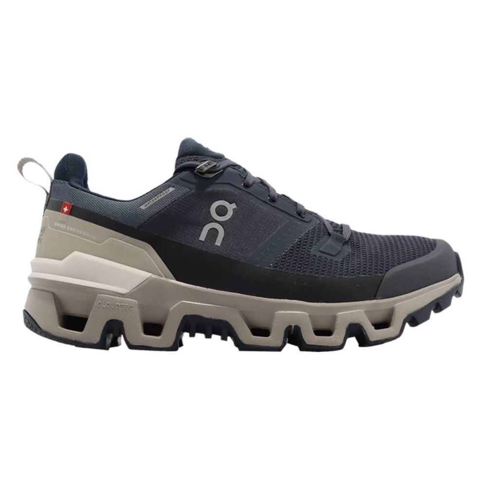 On Running Women's Trail Sneakers in Navy and Beige